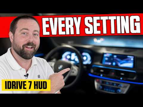 How to Customize Your BMW Heads-Up Display (iDrive 7)
