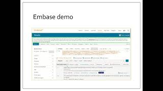 Embase demo of exporting records screenshot 4