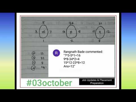 Infosys Assesment Test 03 October 2021 Question ans Discussion🤩 @Jobs Update & Placement preparation