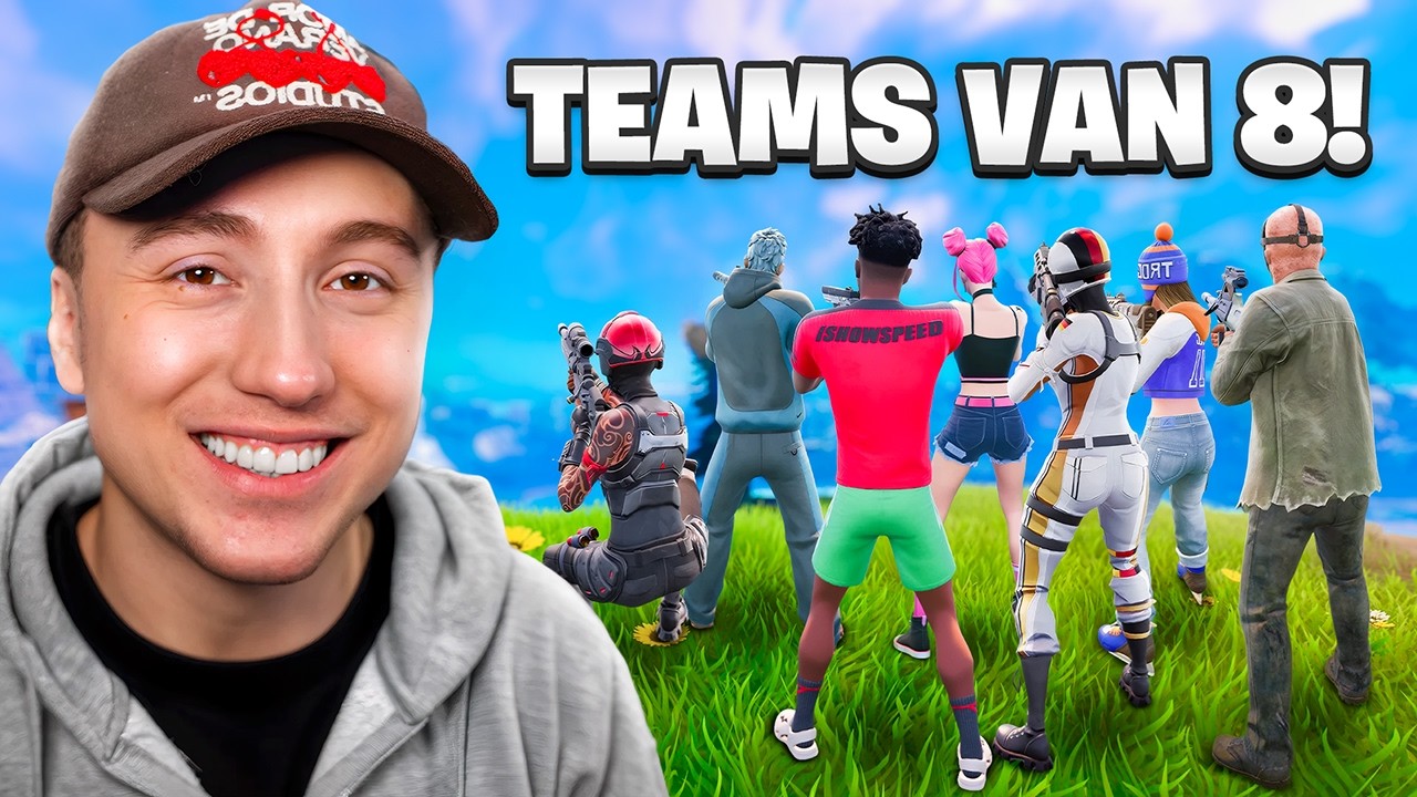 DIT MAG NIET… 8 MAN ÉÉN TEAM 🤯