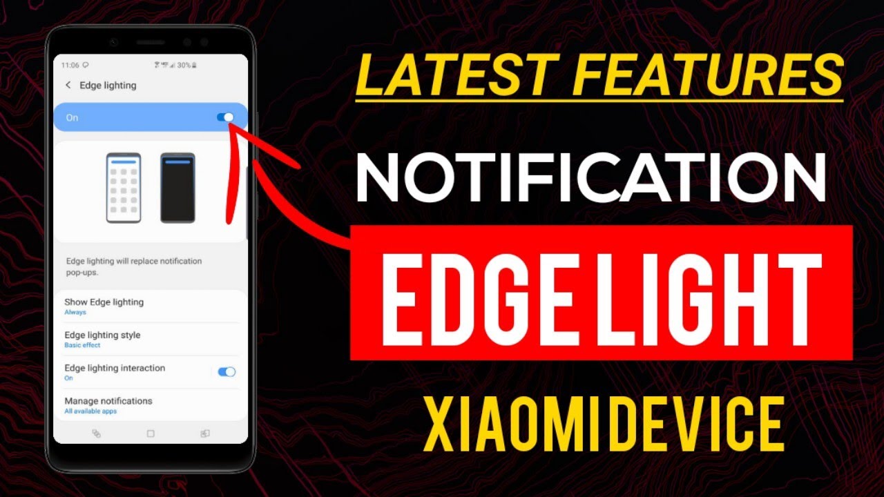 Now Get Edge Notification Light Like Samsung Galaxy Note 10 On Your Xiaomi Device | 🔥🔥