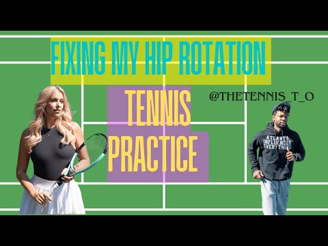🎾 Fixing My Hip Rotation: Intense 30-Min Tennis Drill Session with Coach 🔥💪