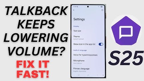 🎧 Turn Off or On TalkBack Audio Ducking on Galaxy S25! 🔊 (Stop Apps From Lowering Volume!)