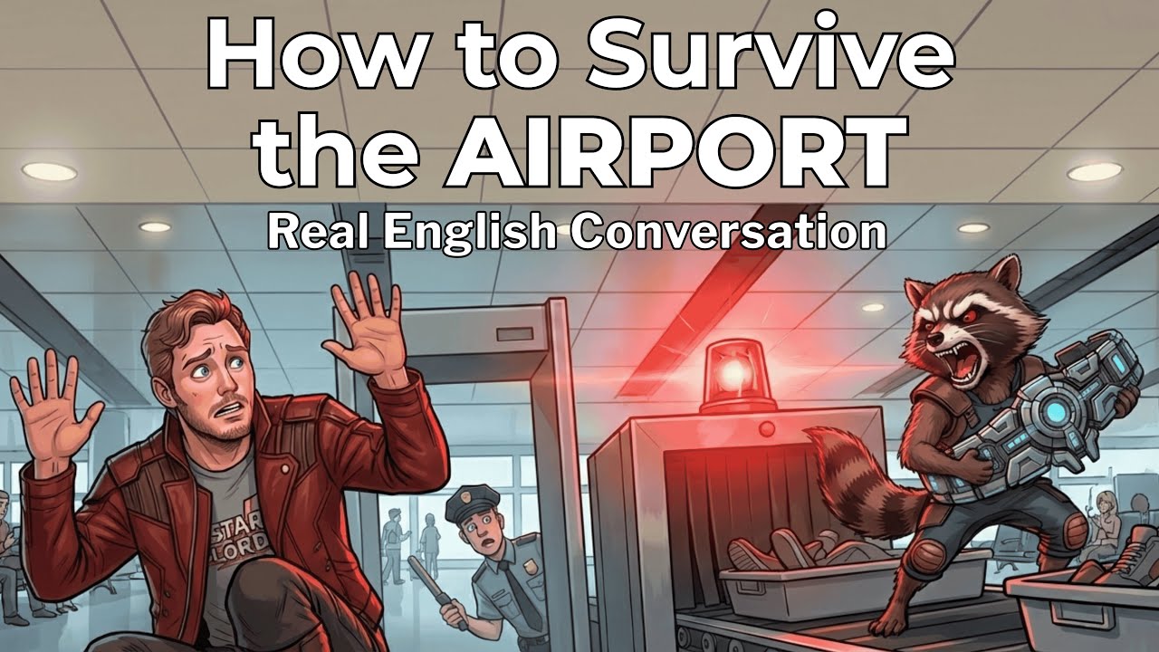 English Conversation at the Airport ✈️ | Mistakes, Check-in & Security
