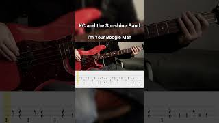 KC and the Sunshine Band - I&#39;m Your Boogie Man (Bass Cover) Tabs #basstranscription #florainbass