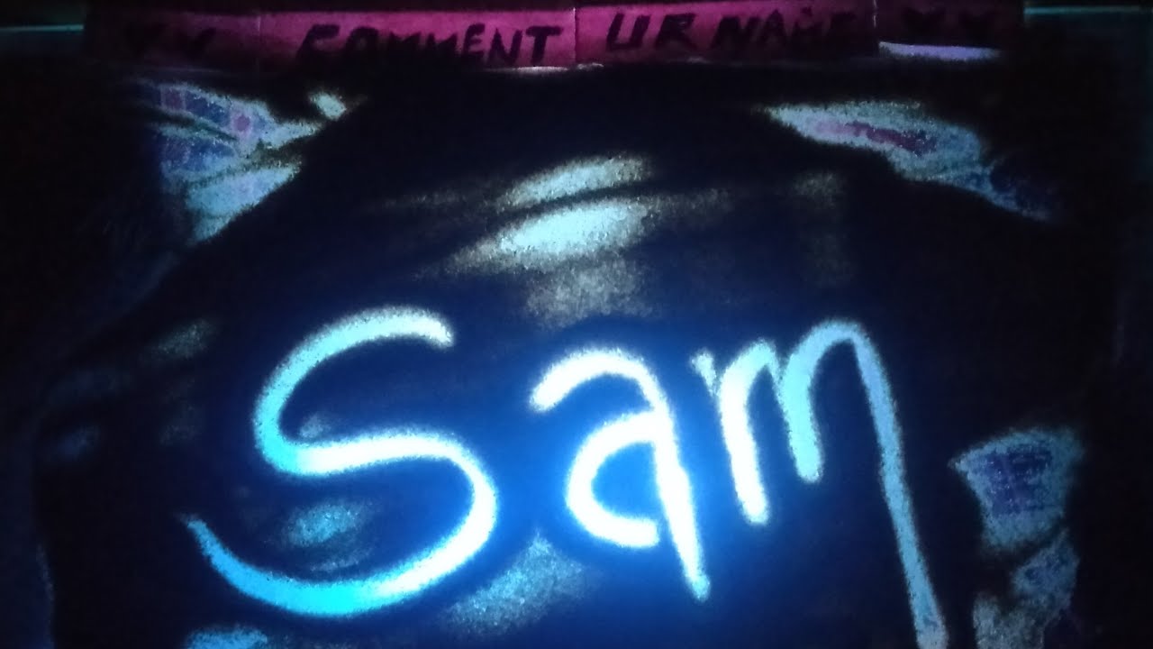 Sand writing names live ✍️⌛❤️ 