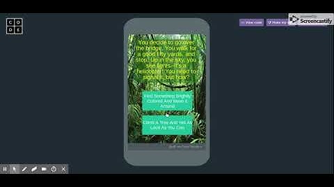 Choose Your Own Adventure Story  Jungle Edition   App Lab
