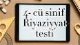 Видео по запросу "5 ci sinif testleri online"