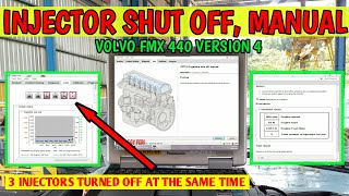 Engine Performance Diagnostics Using Tech Tool - Injector Shut Off ( VOLVO FMX 440 V4)