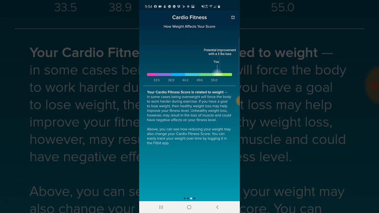 Fibit Cardio Fitness Score Youtube