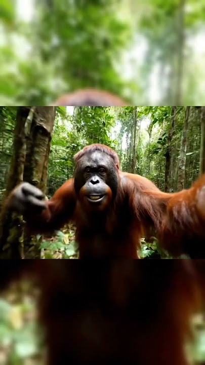vlog agus si orang utan #orangutan #ai #vlog #lucu