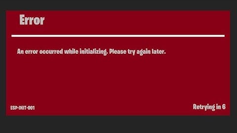 Fortnite Error ESP-INIT-001 FIX (PS4/PS5) (WORKED FOR ME PERSONALLY)