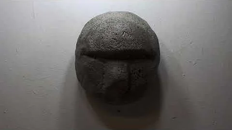 cement mask carving
