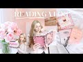 Reading Books with PINK Covers for February | my very first reading vlog