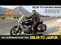 Delhi to kanyakumari ride 2023 day 1 delhi to jaipur on my super meteor 650