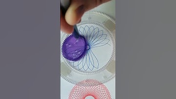 How many rotations did the pen make in total? 🤔 #2024 #shorts #Spirograph 101
