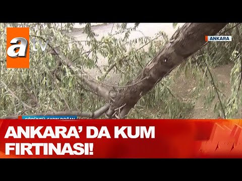 Ankara'da kum fırtınası! - Atv Haber 12 Eylül 2020