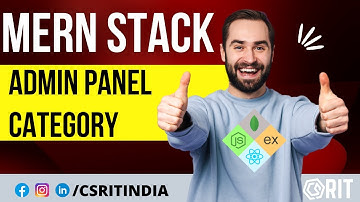 MERN Stack Project Add Category | Reactjs | Backend | Admin Panel Bootstrap 2022 | CSRIT India |