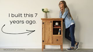 I ReBuilt a Project from 7 Years Ago | DIY Accent Cabinet Plans