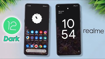 🌚 Android 12 Dark Version Theme for Realme and Oppo devices