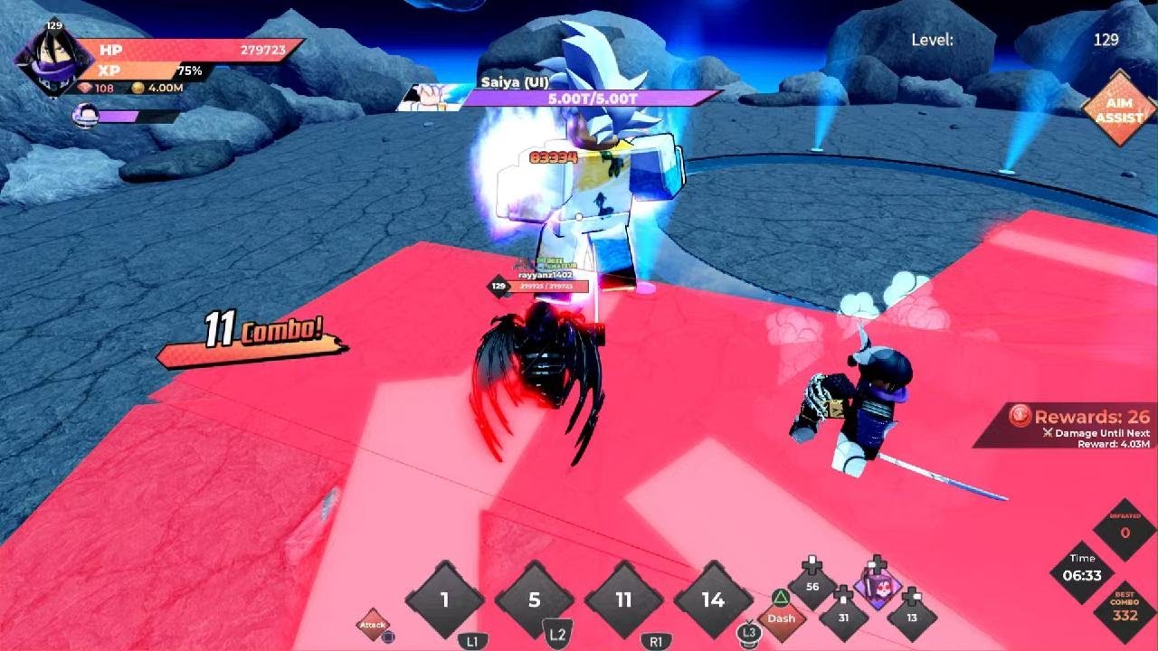 Anime dimensions doing the new ultra saiya raid - YouTube