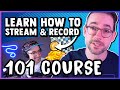 Learn how to stream and record from scratch  obs basics episode 1