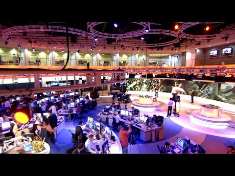 Al Jazeera English's first news bulletin
