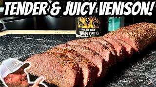 Perfect Venison Backstrap Smoked, Seared & Sliced