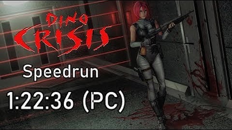 Dino Crisis Speedrun Best Ending 1:22:36 (PC)