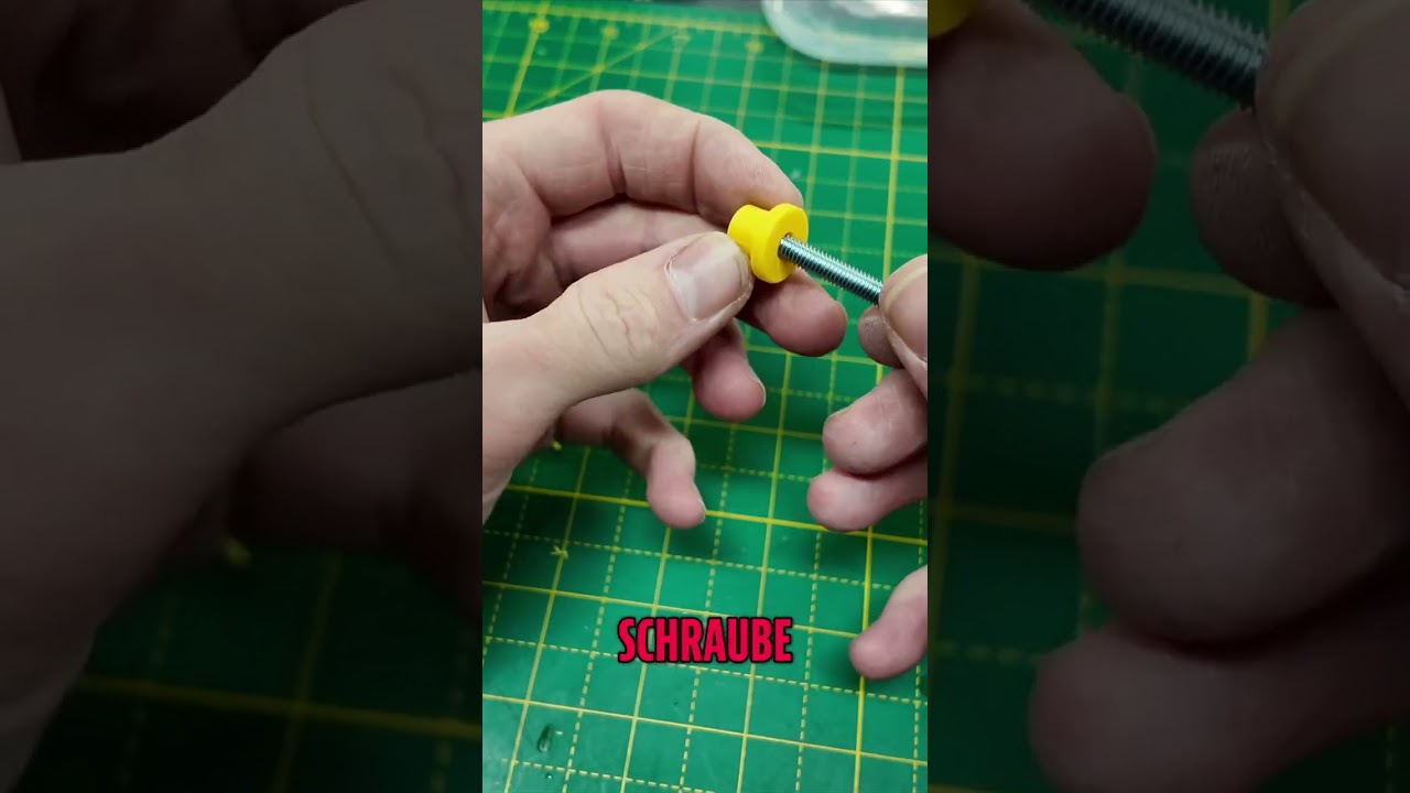 Fehlende Schraube? Kein Problem! DIY Spulenhalter Montage! #shorts