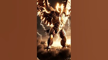 Eagle Transforms into a Mecha Robot 🦅🤖 | Epic AI Animation #shorts