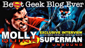 Molly Quinn Exclusive Interview Superman Unbound