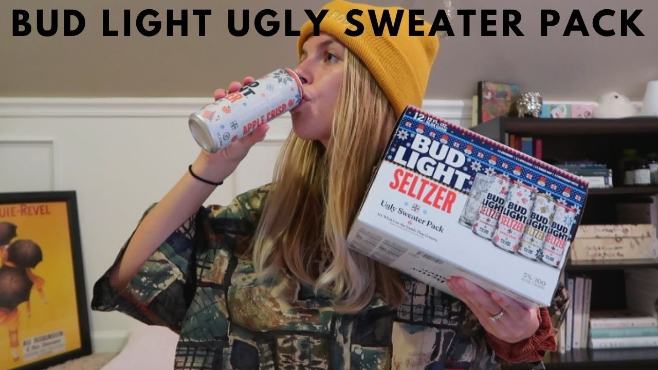 trying bud light holiday seltzers YouTube