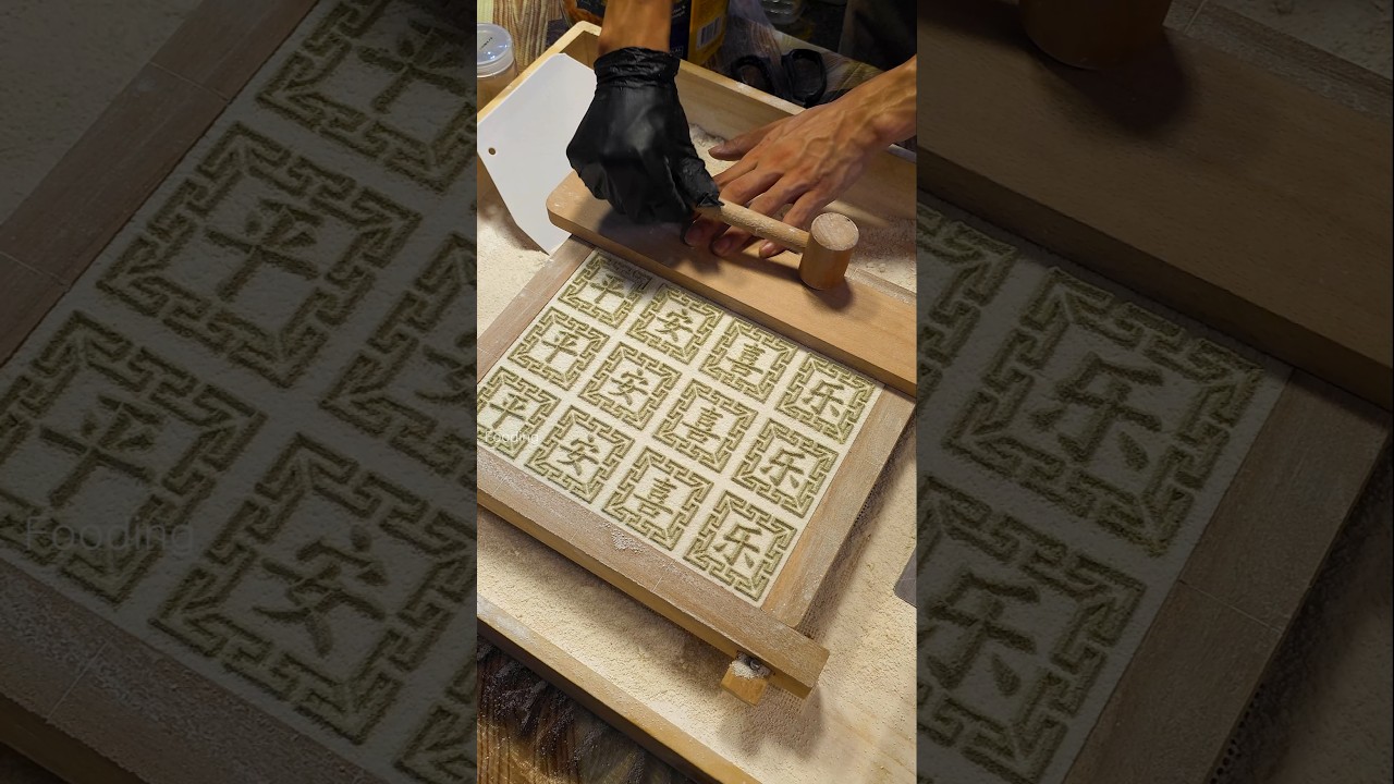 놀라운!! 달인의 깔끔한 쌀떡만들기