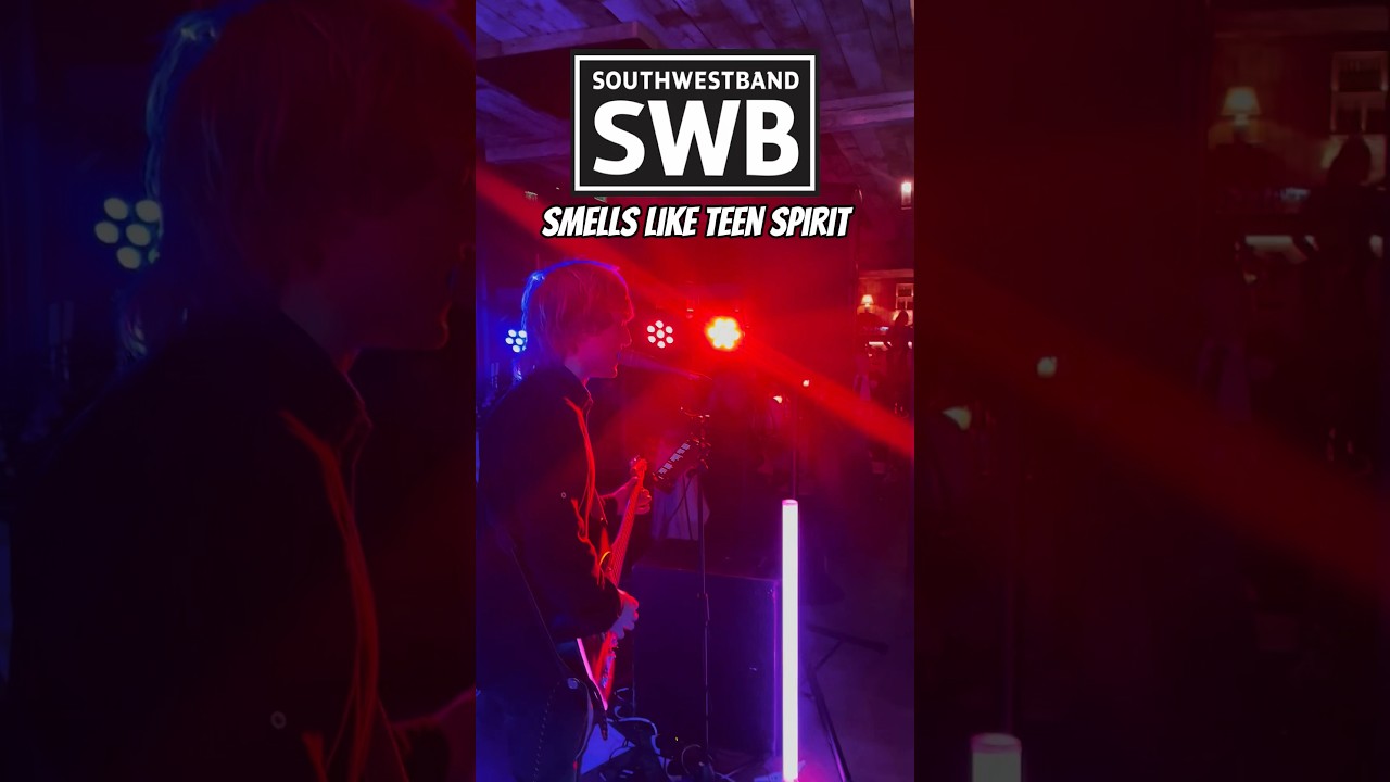 Smells Like Teen Spirit 👻🤘Live Nirvana cover at a Cumbria Wedding | SouthWestBand UK party band