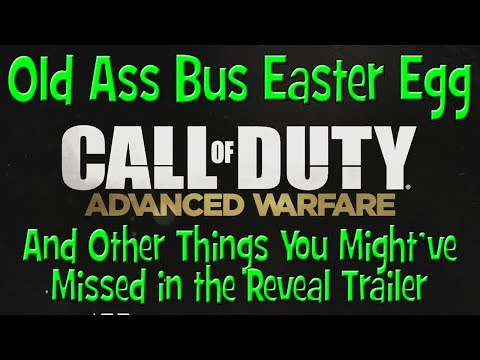 Call of Duty Advanced Warfare Reveal Trailer - Breakdown and "Old Ass Bus" Easter Egg