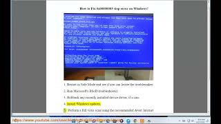 Fix 0x00000003 stop error on Windows