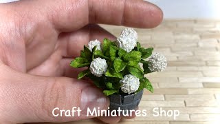 Hydrangeas- polymer clay tutorial