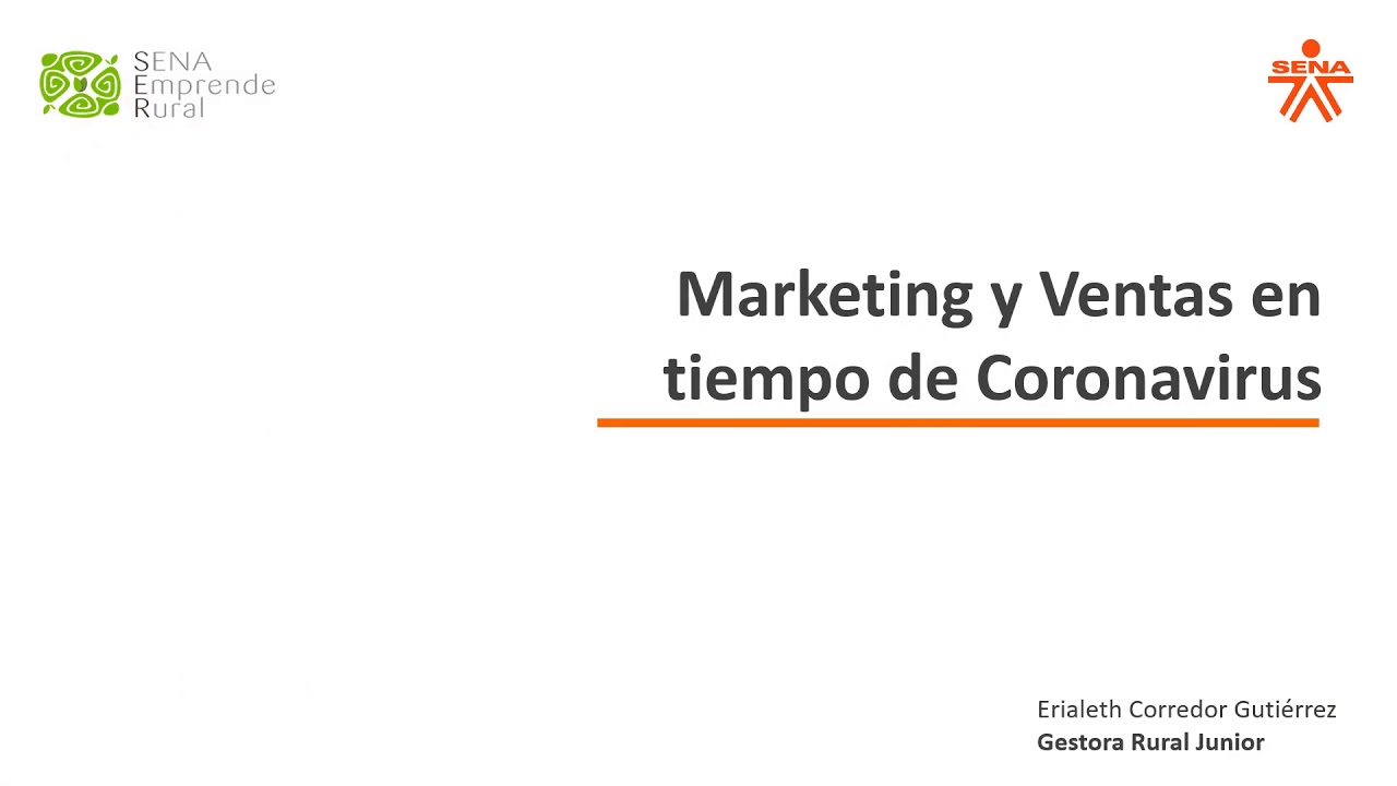 Marketing y Ventas en tiempos de Coronavirus - YouTube