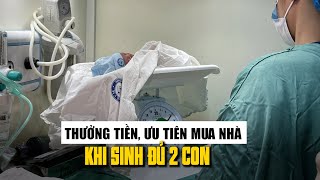 21 tỉnh thành thưởng tiền, ưu tiên mua nhà khi sinh đủ 2 con