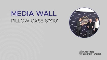 Pillow Case Media Wall Installation