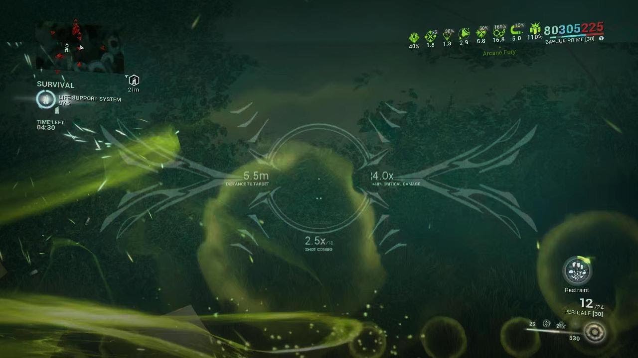 Warframe: Steel Path Duviri Circuit Gameplay: Survival I Baruuk with Decrees CC Energy lvl 400+