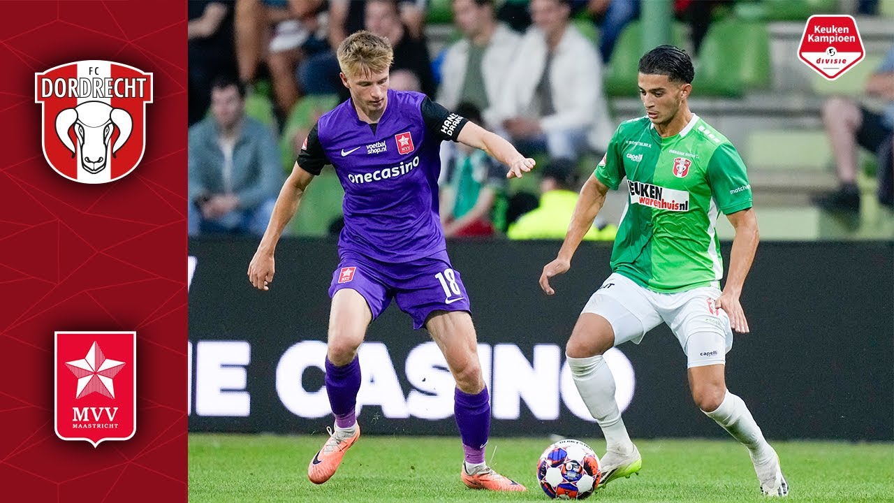 Samenvatting FC Dordrecht - MVV Maastricht (25-08-2023)