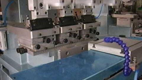 Upart 3 color shuttle pad printer with open ink system