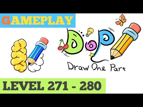 DOP: Draw One Part level 271- 280 Gameplay Walkthrough