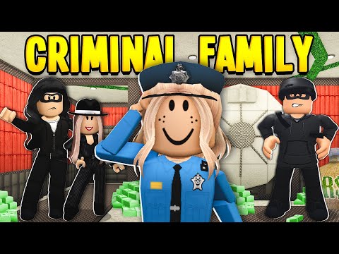 POLICE DAUGHTER Was Adopted By CRIMINAL FAMILY! (Roblox Bloxburg)