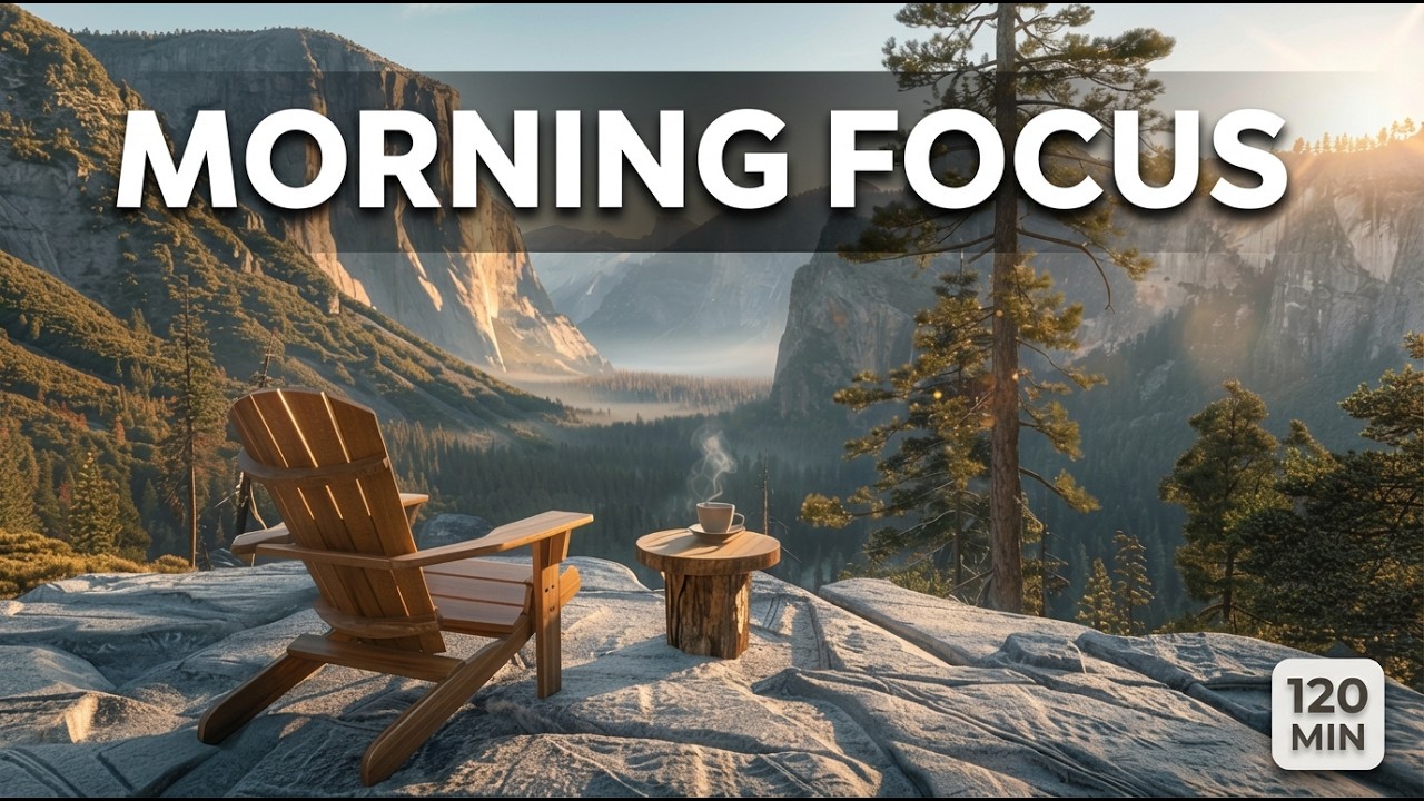MORNING FOCUS (120 MIN) — Yosemite Valley | Study & Work Music