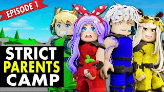 Spying on STRICT PARENTS CAMP (Roblox SPY KIDS Ep.1)