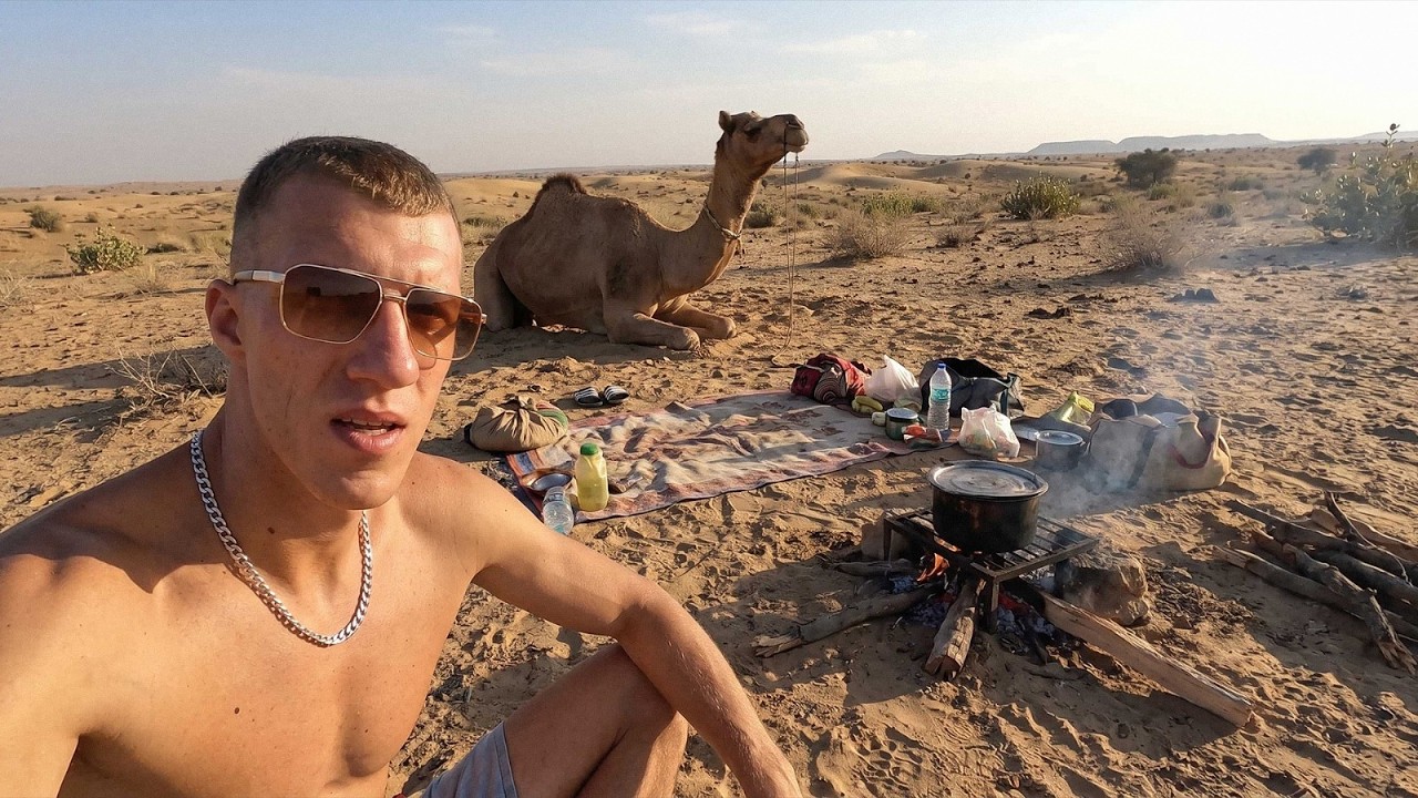 I Survived 24 Hours in Indian Desert with ZERO Equipment 🇮🇳