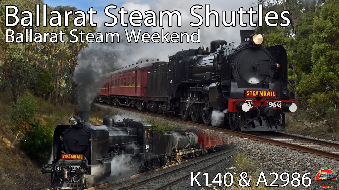 Ballarat Heritage Steam Shuttles Steamrail Ballarat Steam Weekend